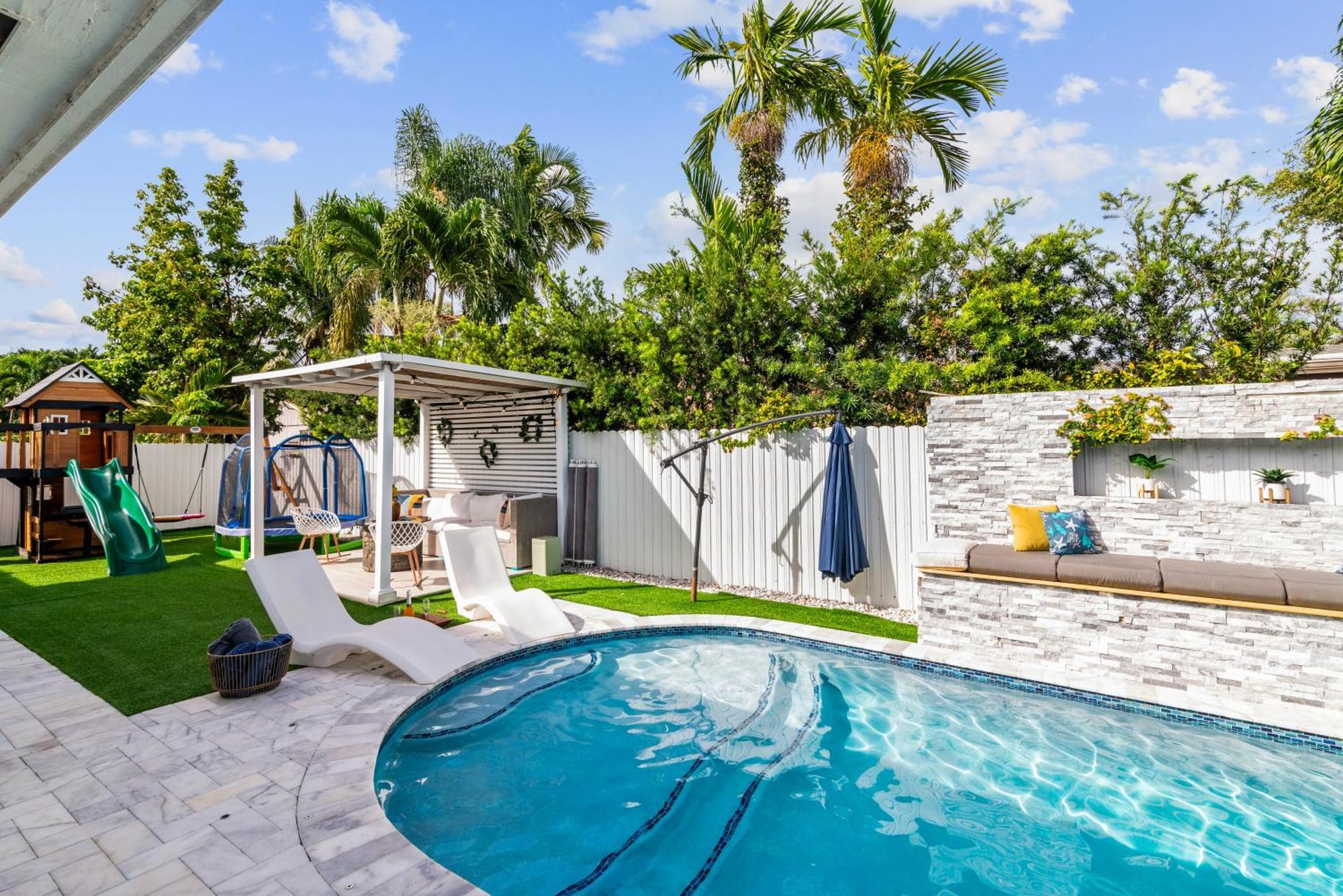 Miami Luxury House W Heated Pool & Jacuzzi Villa Exterior foto