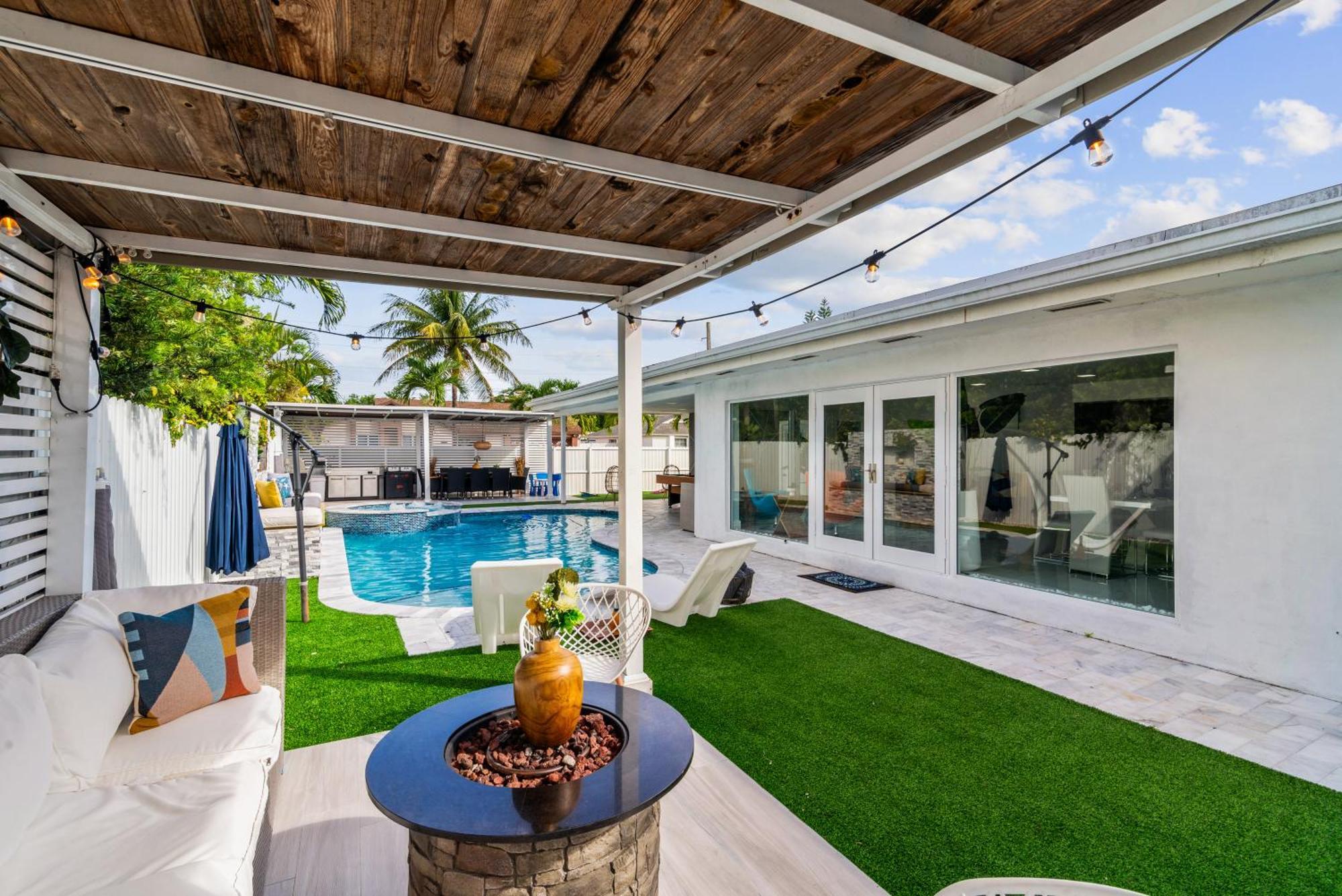 Miami Luxury House W Heated Pool & Jacuzzi Villa Exterior foto