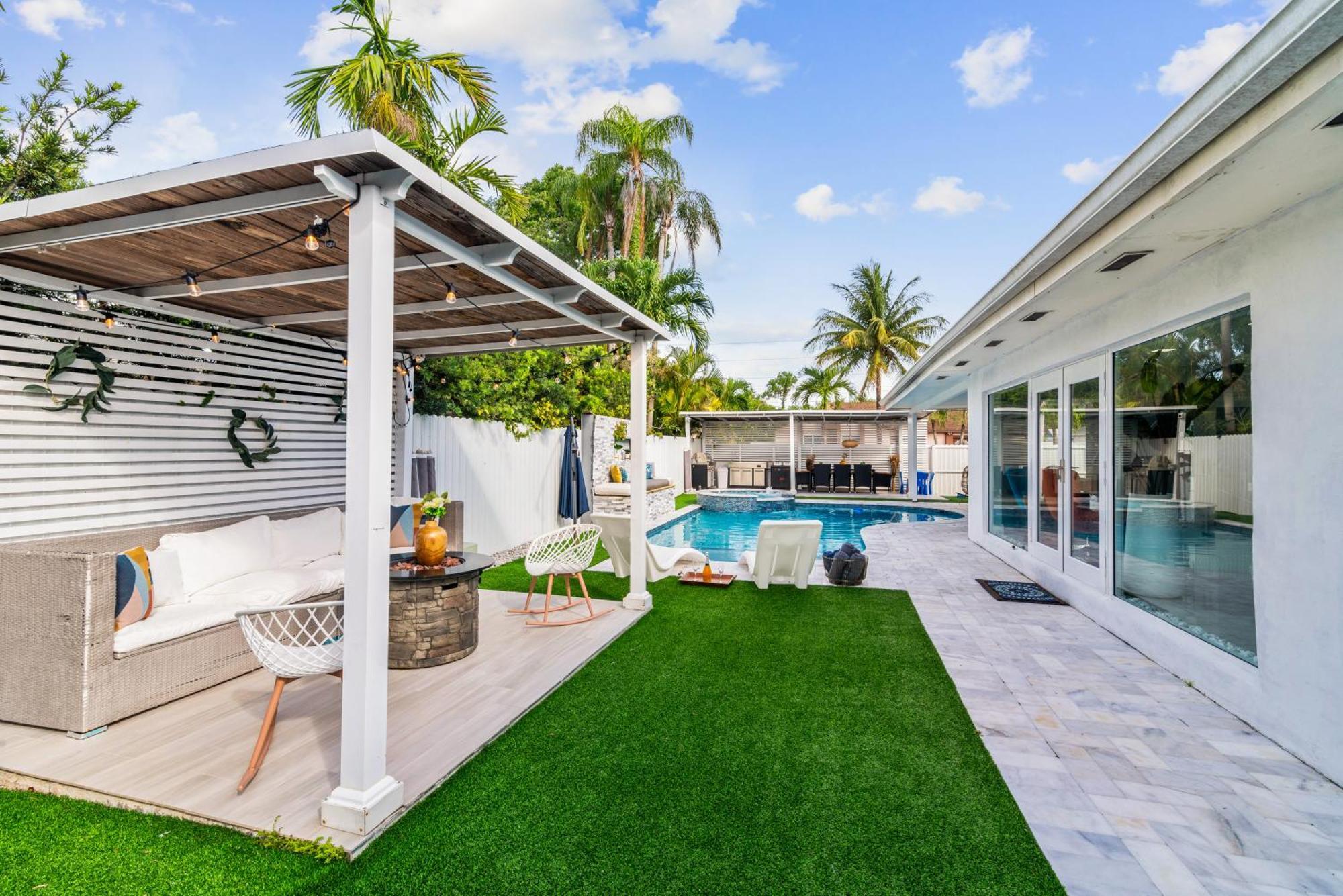 Miami Luxury House W Heated Pool & Jacuzzi Villa Exterior foto