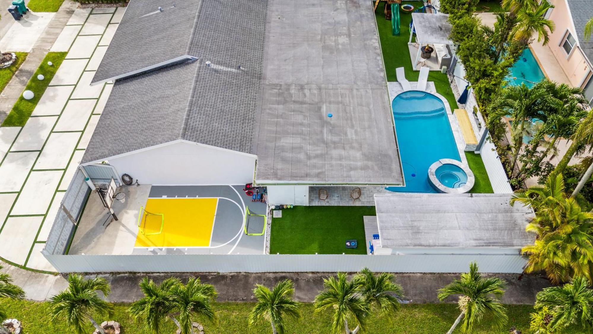 Miami Luxury House W Heated Pool & Jacuzzi Villa Exterior foto