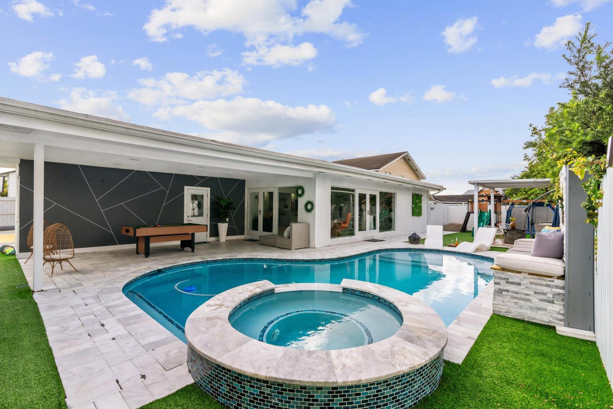 Miami Luxury House W Heated Pool & Jacuzzi Villa Exterior foto