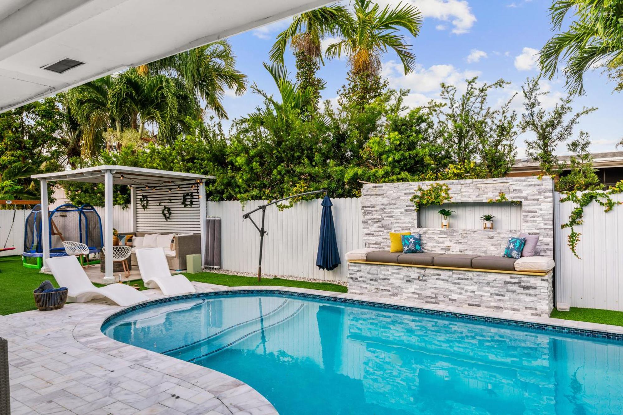 Miami Luxury House W Heated Pool & Jacuzzi Villa Exterior foto