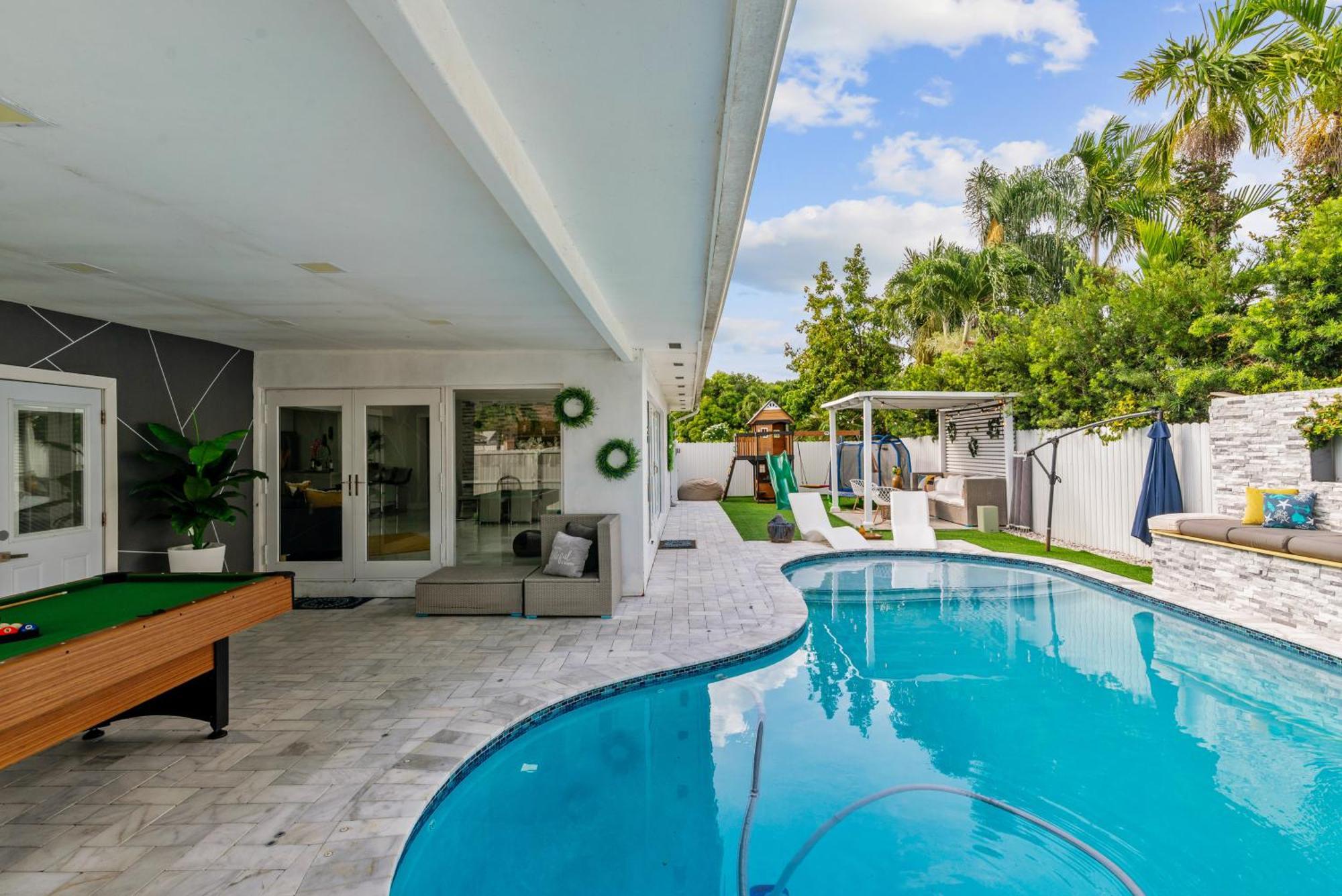Miami Luxury House W Heated Pool & Jacuzzi Villa Exterior foto